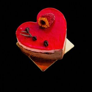 Coeur pour 2  à partager CHOCO FRAMBOISE