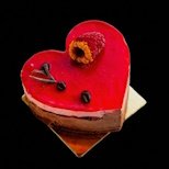 Coeur Choco Framboirse St Valentin